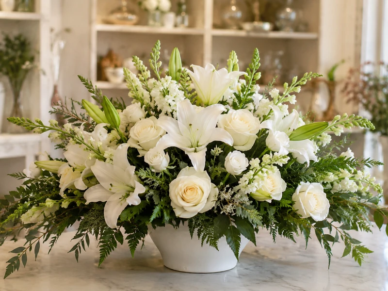 Elegant seasonal bouquet for Columbia Tennessee flower delivery by Velvet Rose