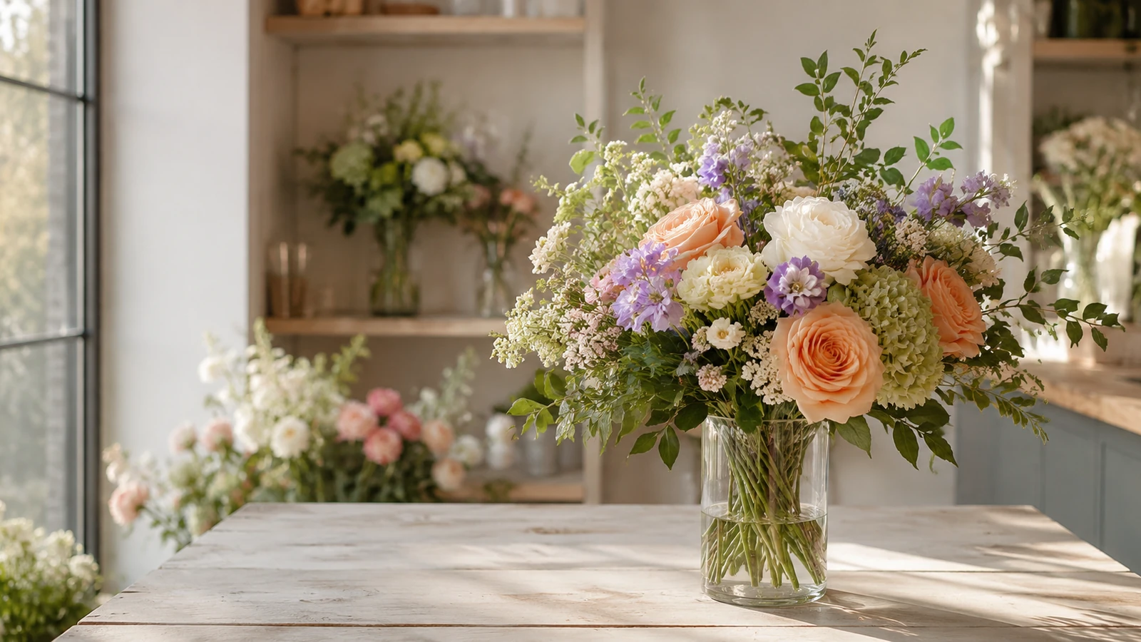 Fresh mixed flower arrangement for Murfreesboro Tennessee delivery by Velvet Rose