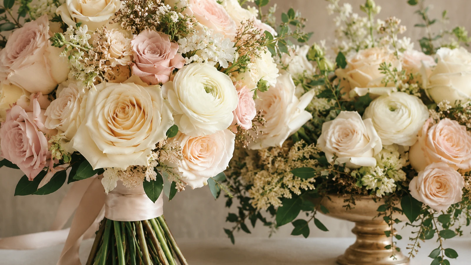 Fresh flowers and note card for Velvet Rose Nashville delivery guides