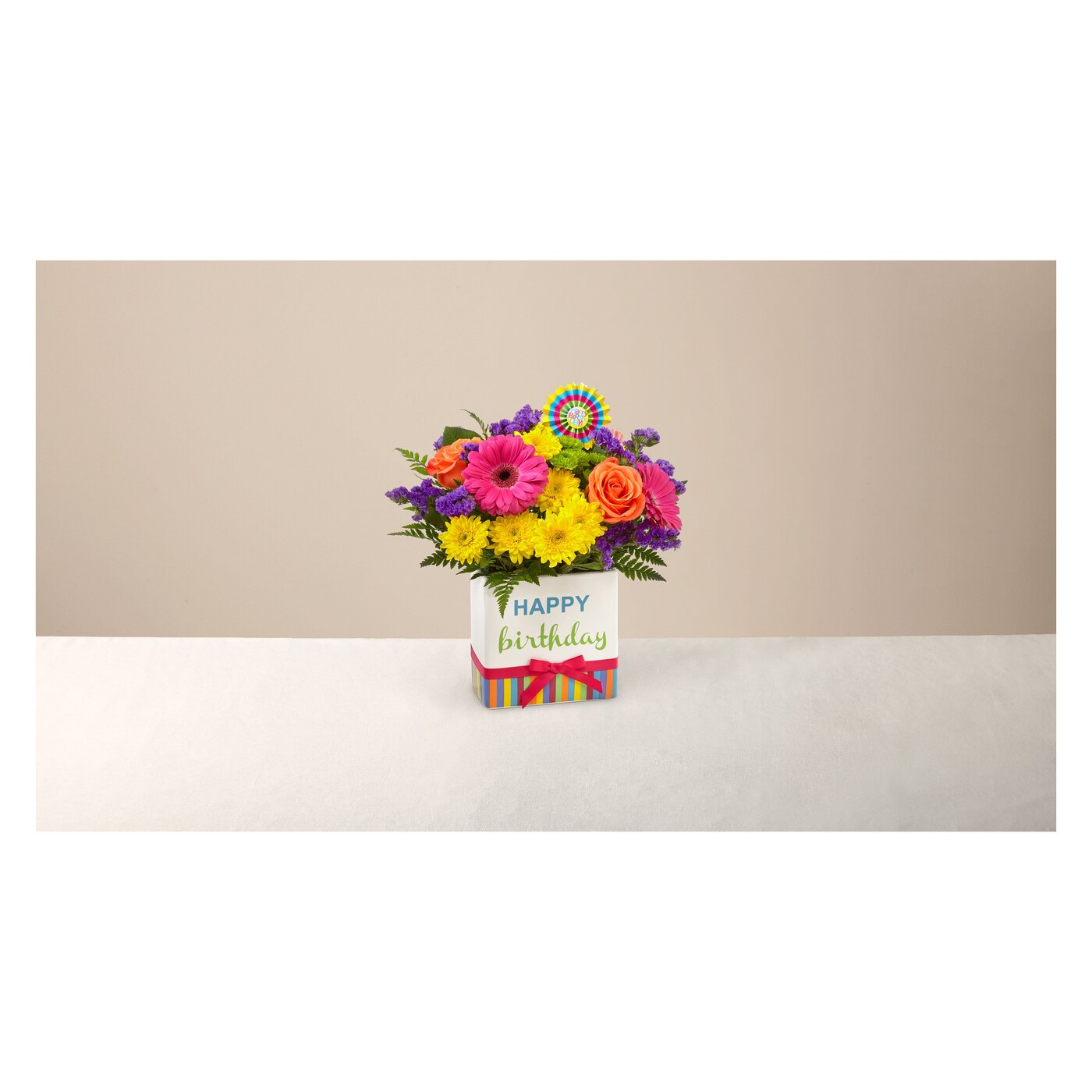 Birthday Brights Bouquet arrangement option 2