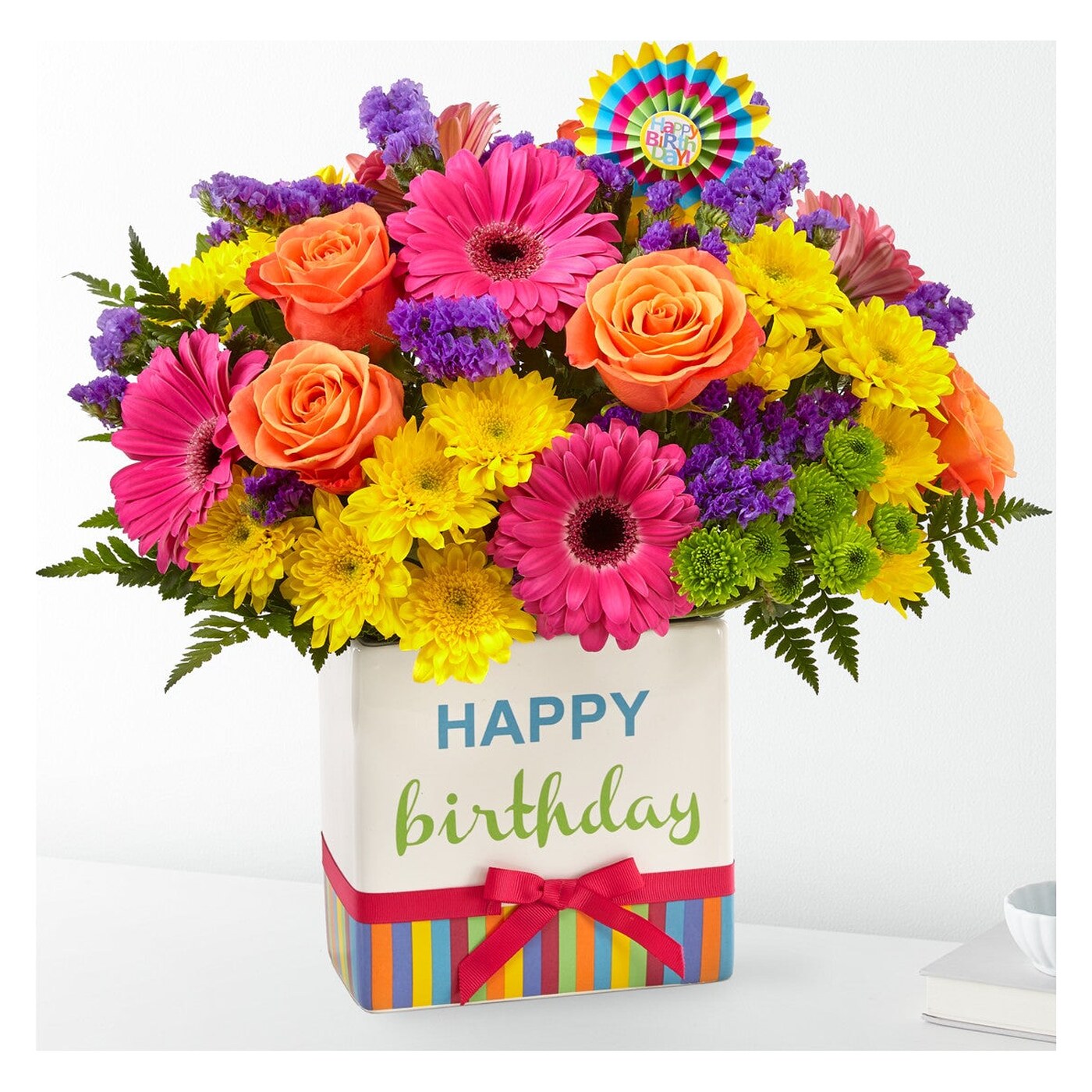 Birthday Brights Bouquet arrangement option 3