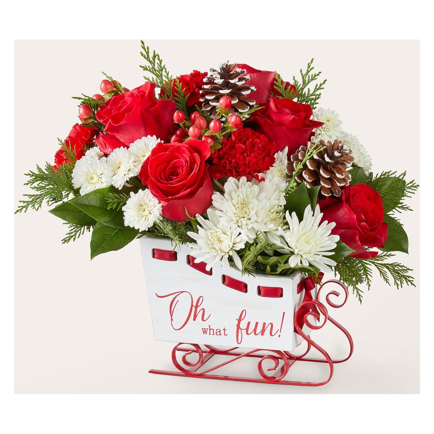 Sleigh Bells Bouquet arrangement option 2