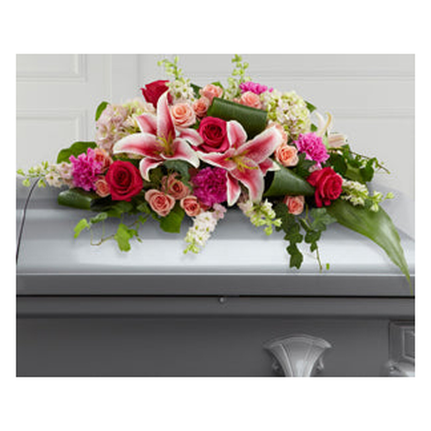 Splendid Grace Casket Spray flower arrangement