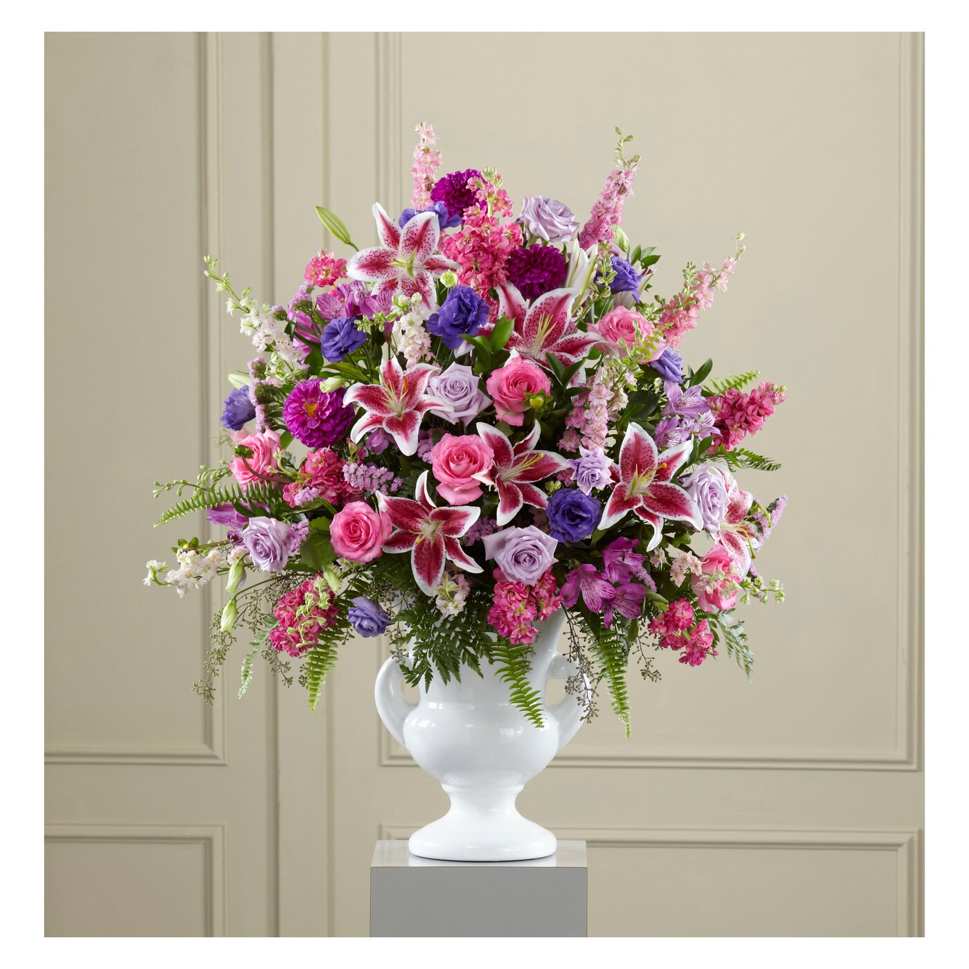 Peaceful Tribute Arrangement flower arrangement