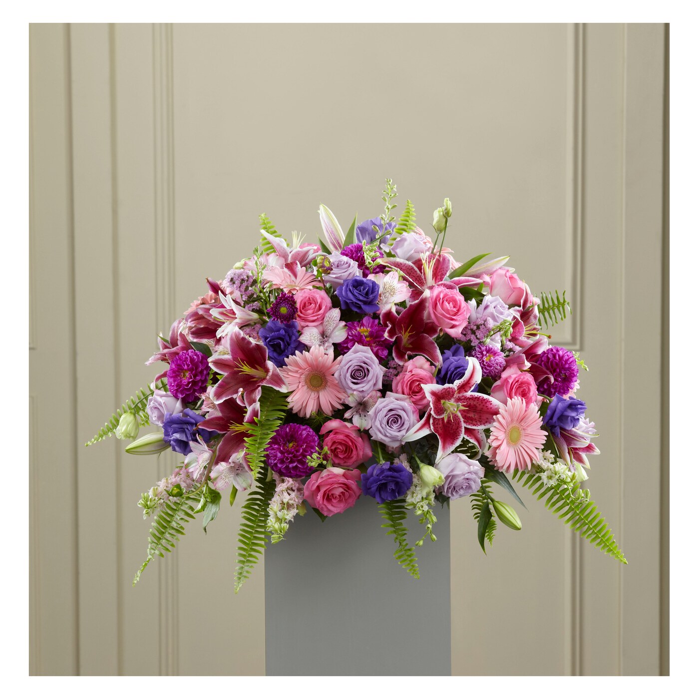 Fare Thee Well Pedestal flower arrangement