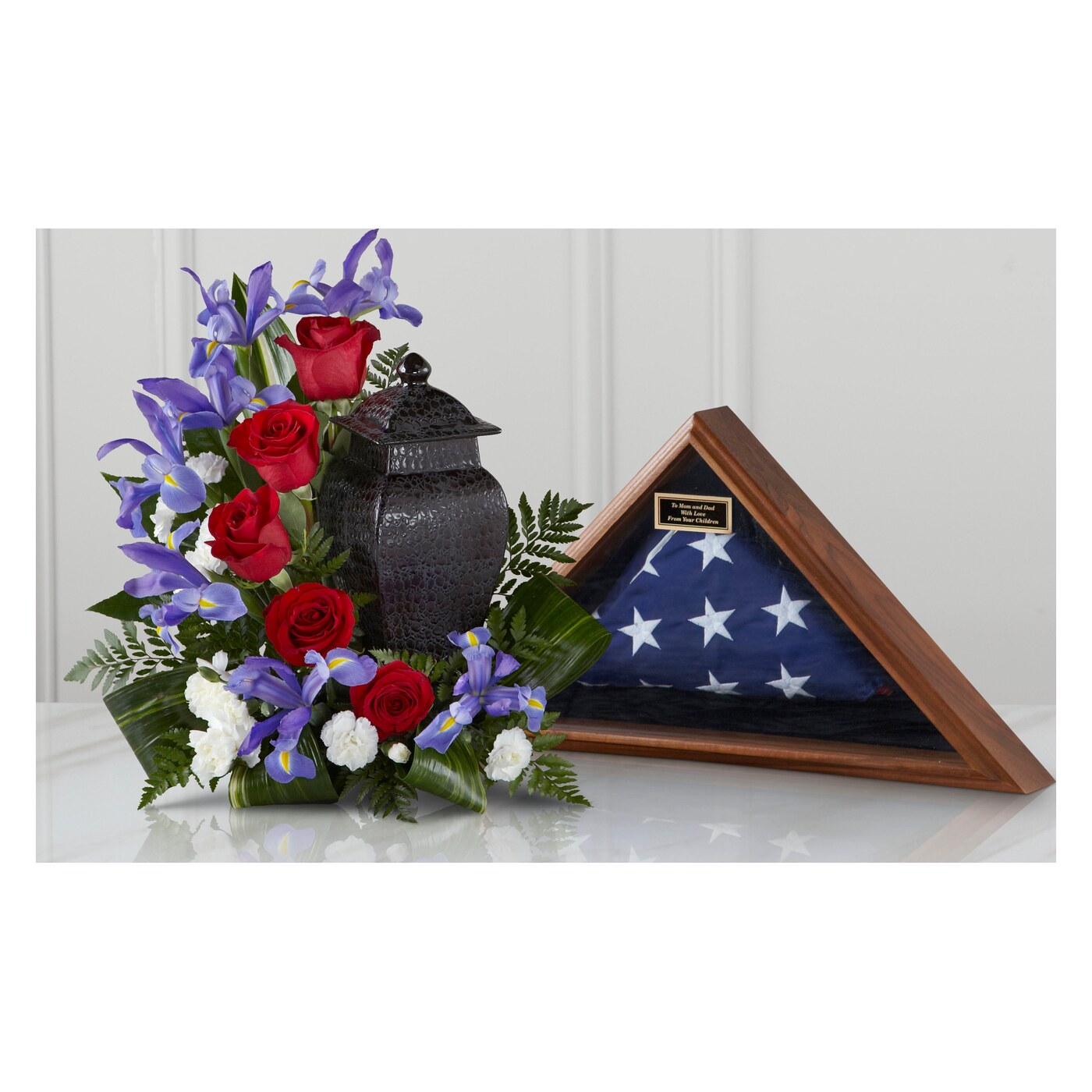 Patriotic Tribute Arrangement flower arrangement