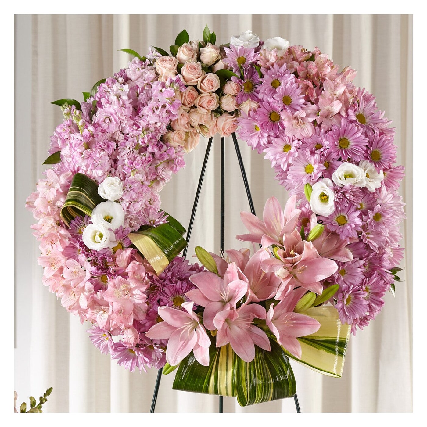 Gift of Warmth Wreath flower arrangement