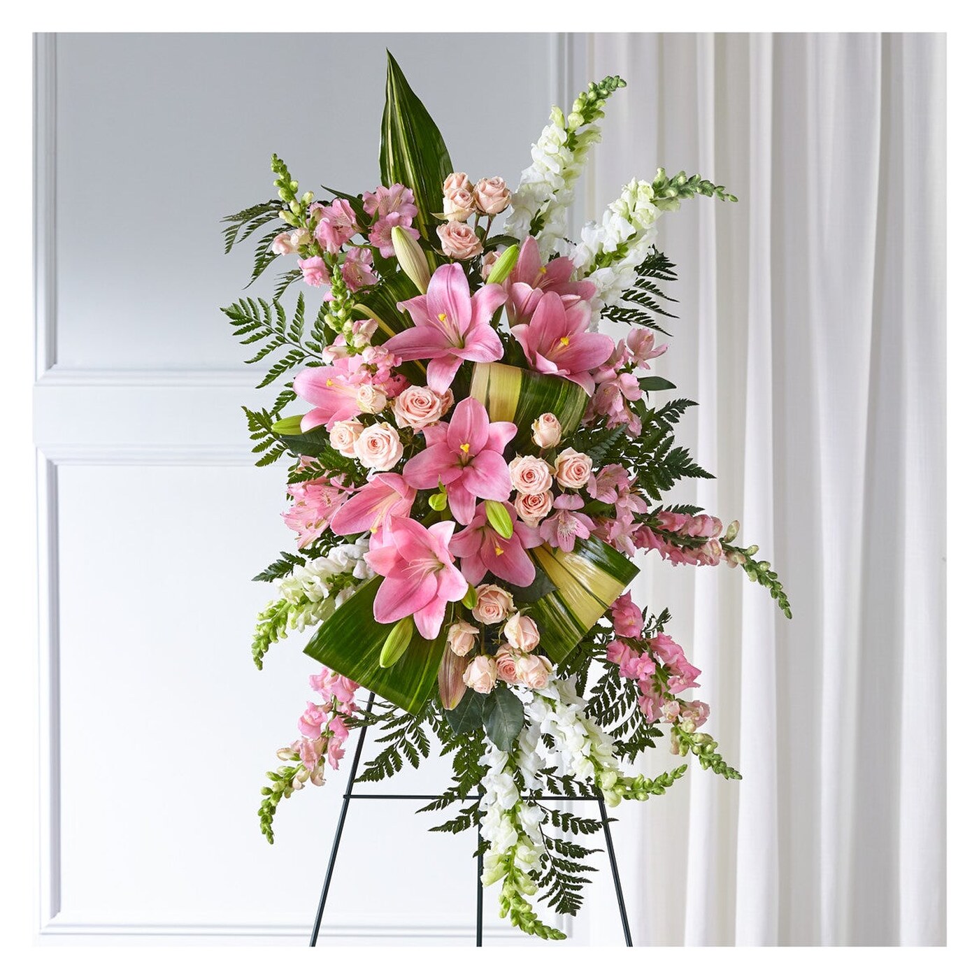 Elegant Embrace Standing Spray flower arrangement
