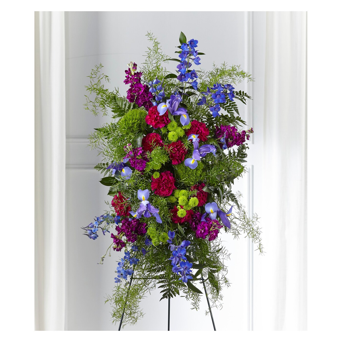 Heavenly Skies Standing Spray flower arrangement