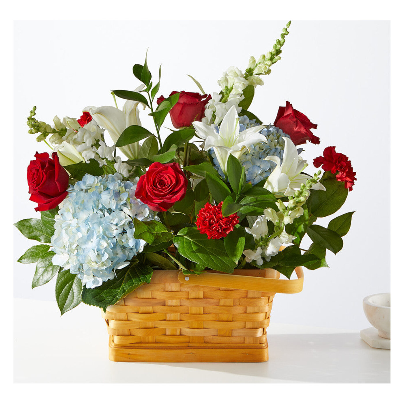 Greater Glory Basket flower arrangement