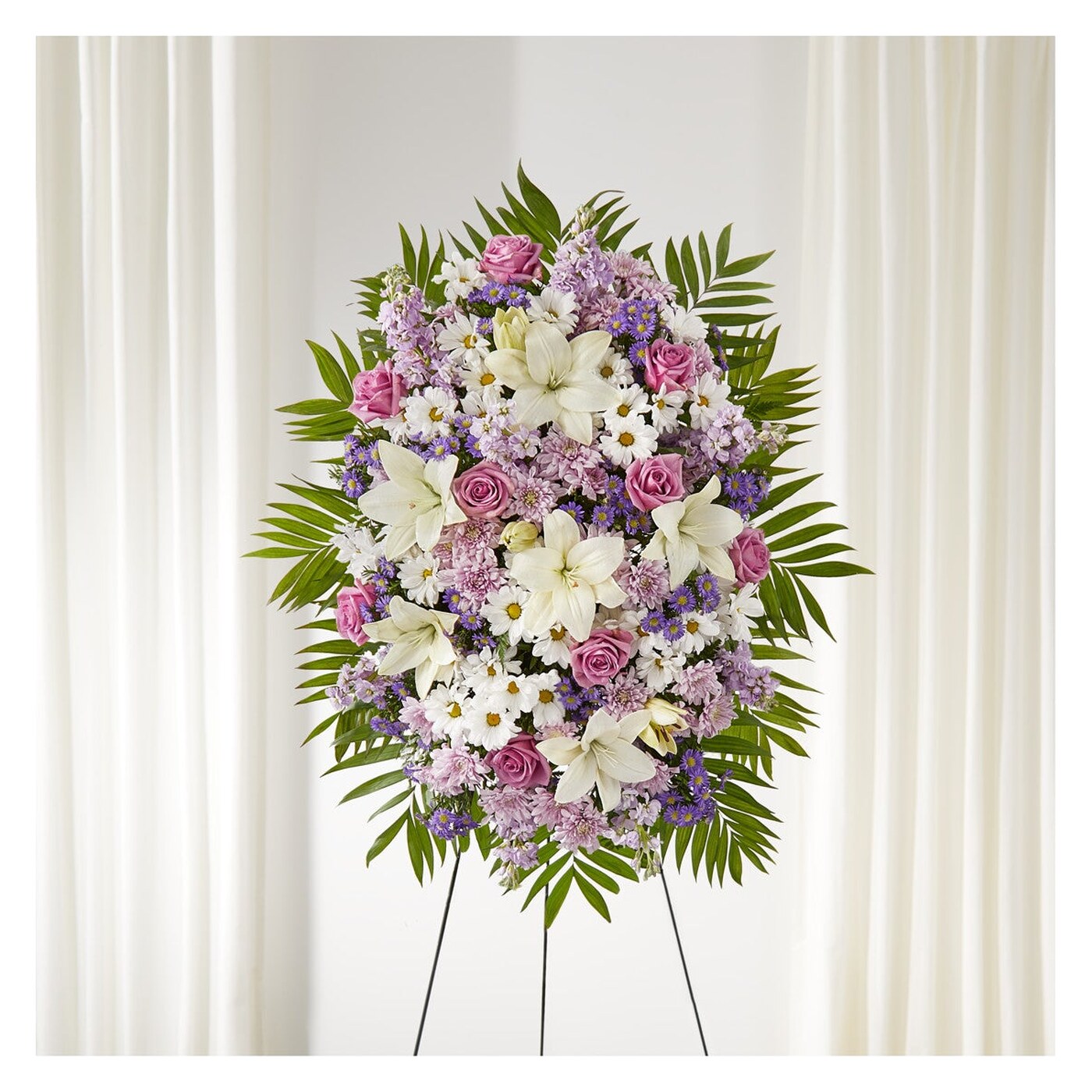 Surrounded by Love Standing Spray arrangement option 2