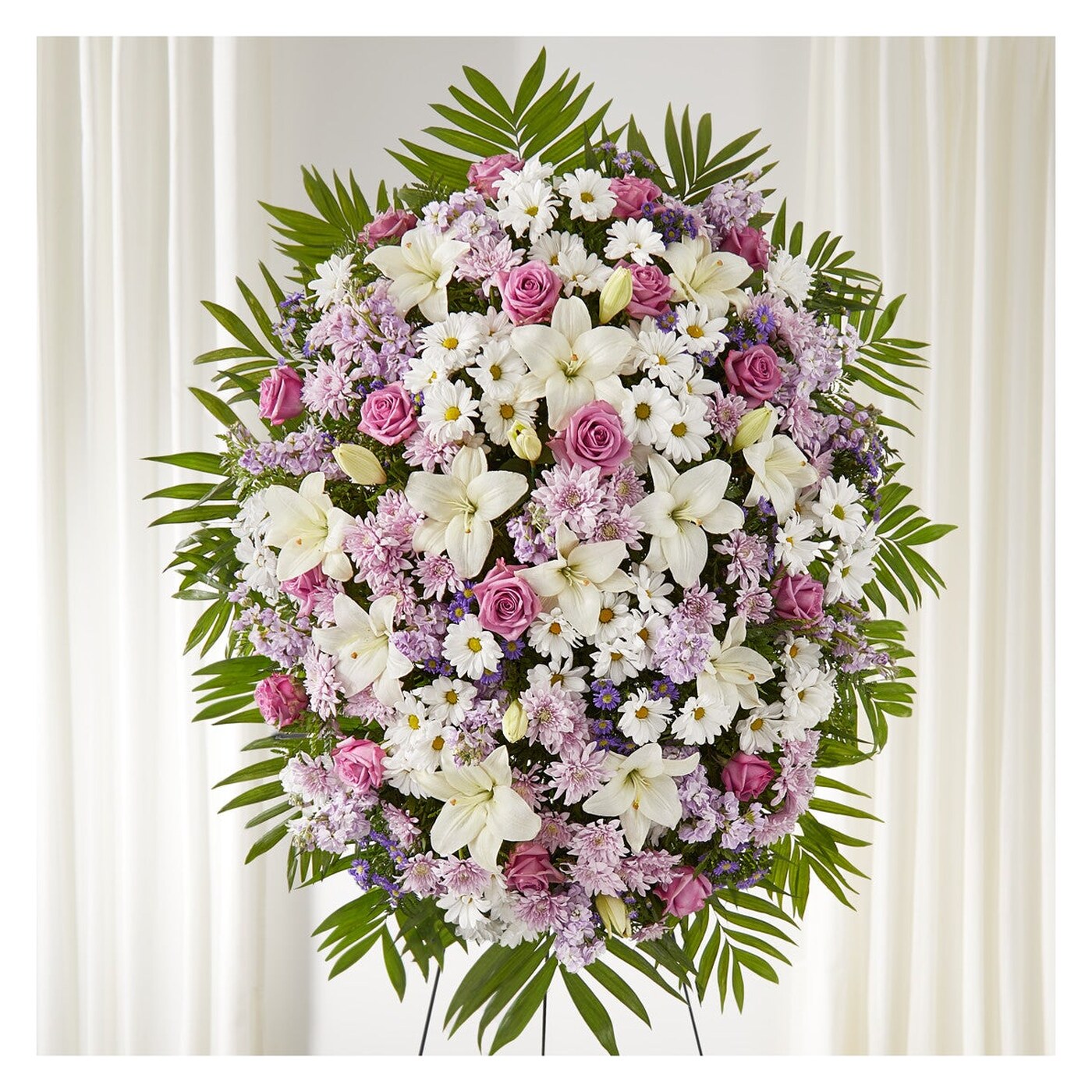 Surrounded by Love Standing Spray arrangement option 3