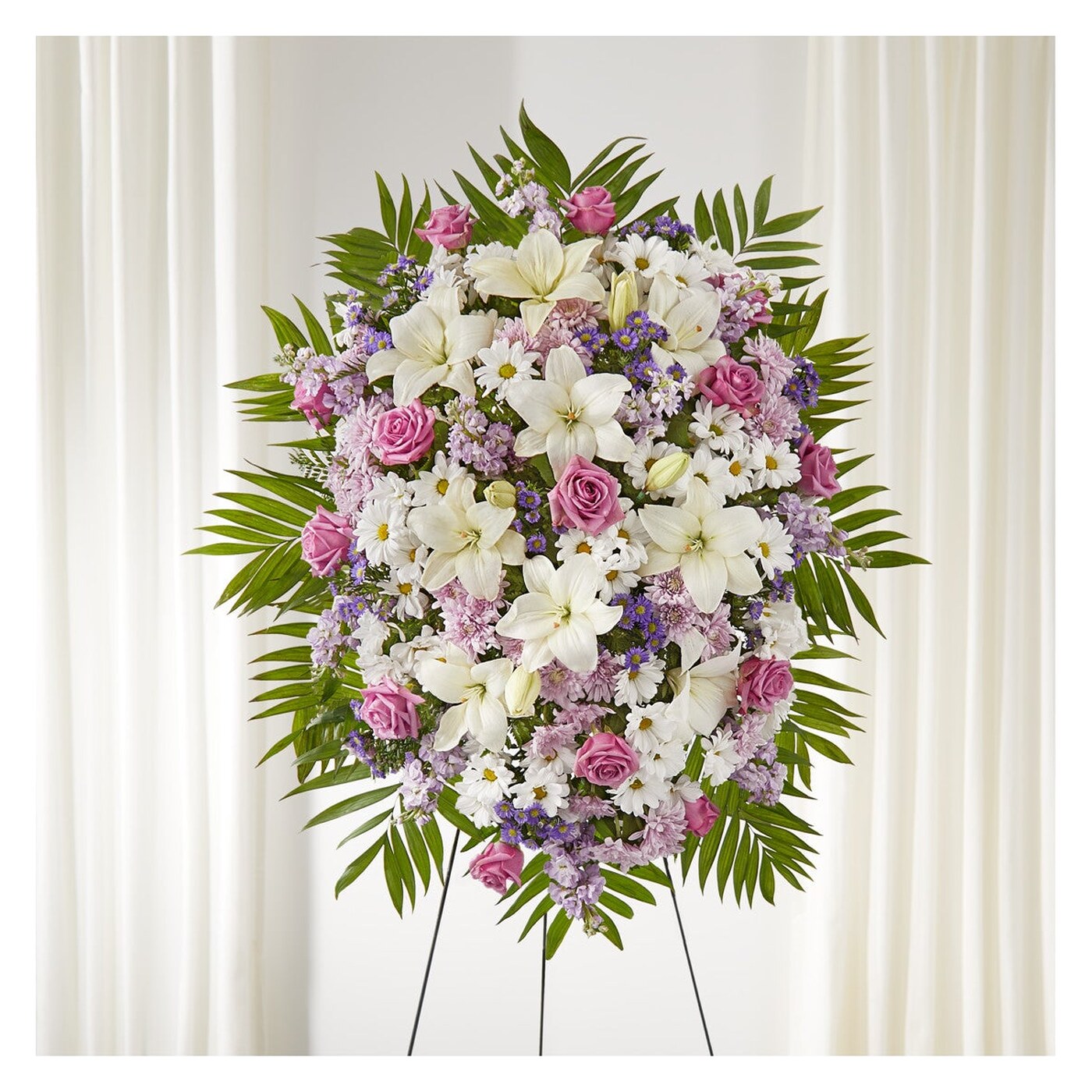 Surrounded by Love Standing Spray arrangement option 4