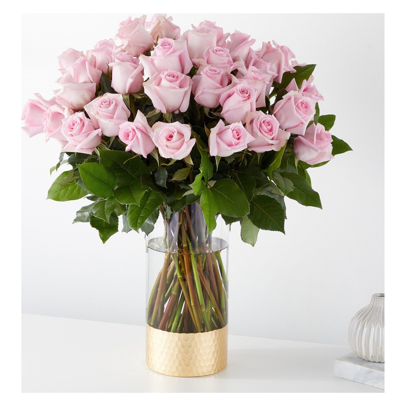 Picture Perfect Pink Rose Bouquet arrangement option 2