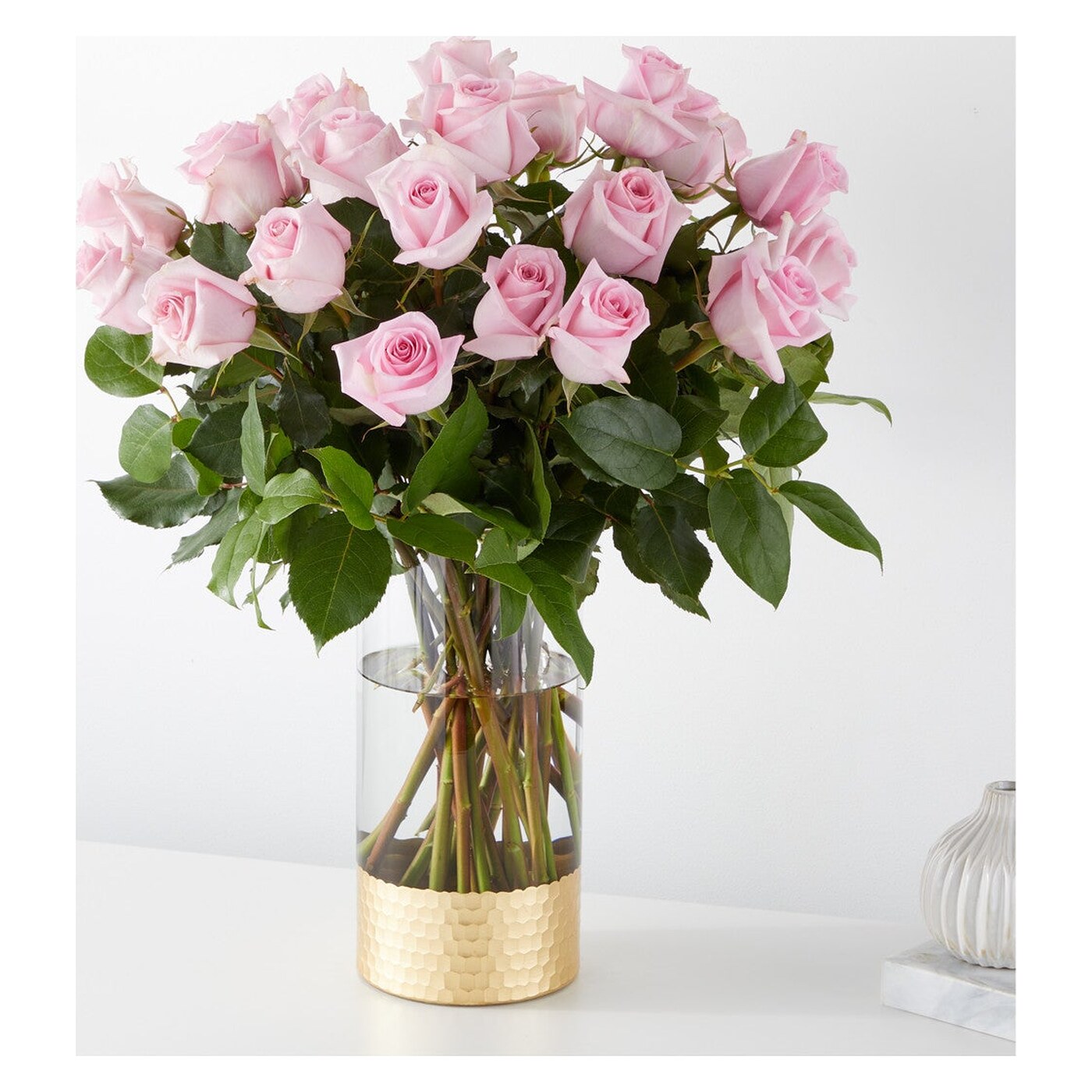Picture Perfect Pink Rose Bouquet arrangement option 3