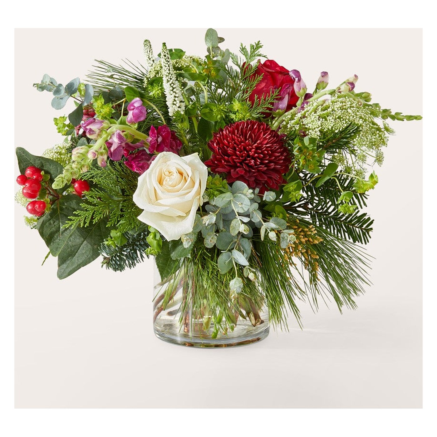 Cranberry Fizz Bouquet flower arrangement