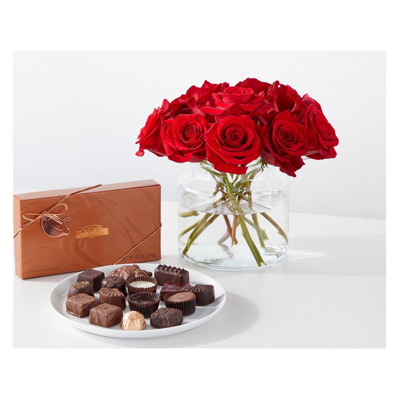 Cupid's Embrace Red Rose Bouquet arrangement option 2