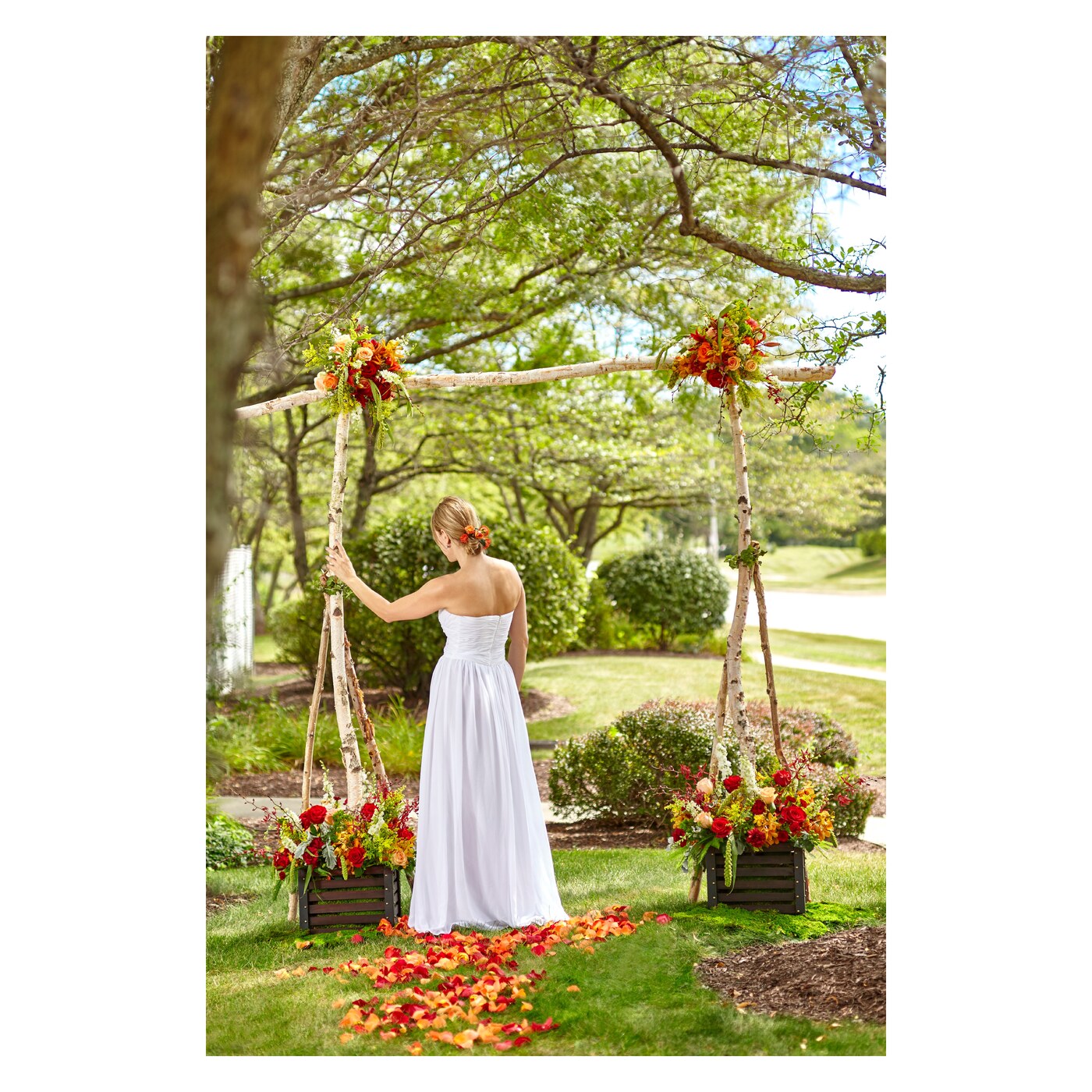 Arbor of Love Archway flower arrangement